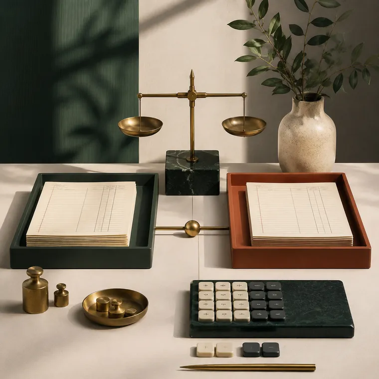 Balanced ledgers representing accounting integration